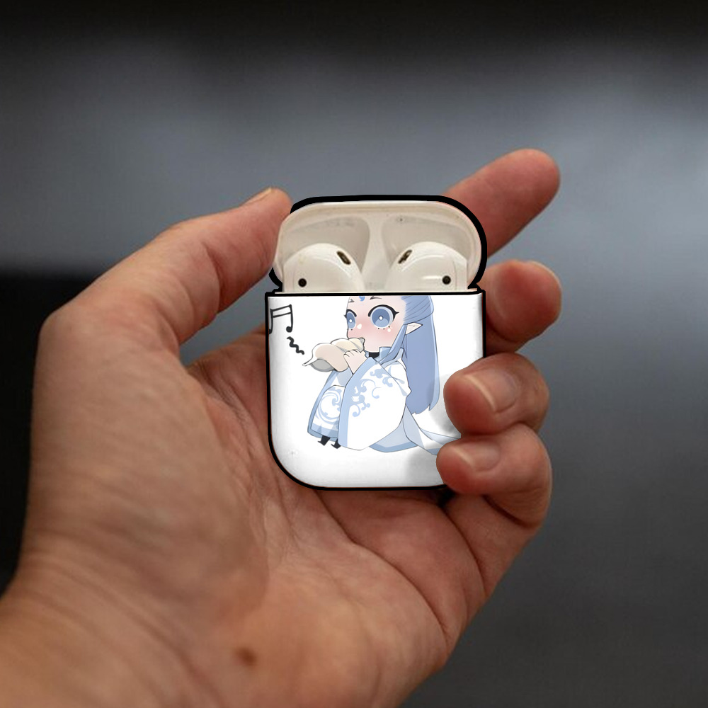 Ne Zha 2 ナタ 魔童の大暴れ AirPods 第2世代保護ケース ハードシェル ブラック 耐衝撃・防指紋・カラビナ付き