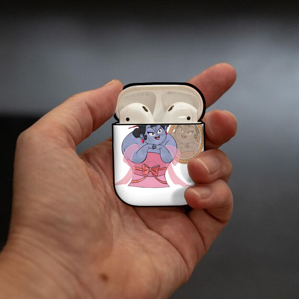 Ne Zha 2 ナタ 魔童の大暴れ AirPods 第2世代保護ケース ハードシェル ブラック 耐衝撃・防指紋・カラビナ付き
