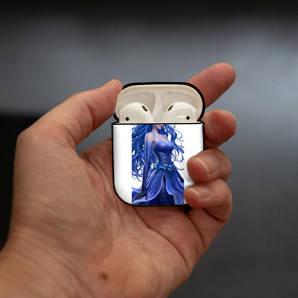 Ne Zha 2 ナタ 魔童の大暴れ AirPods 第2世代保護ケース ハードシェル ブラック 耐衝撃・防指紋・カラビナ付き