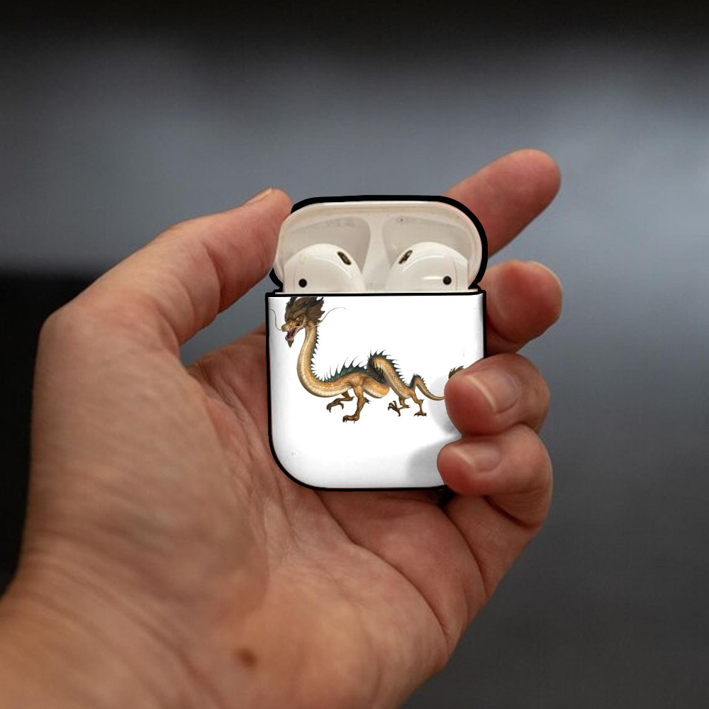 Ne Zha 2 ナタ 魔童の大暴れ AirPods 第2世代保護ケース ハードシェル ブラック 耐衝撃・防指紋・カラビナ付き