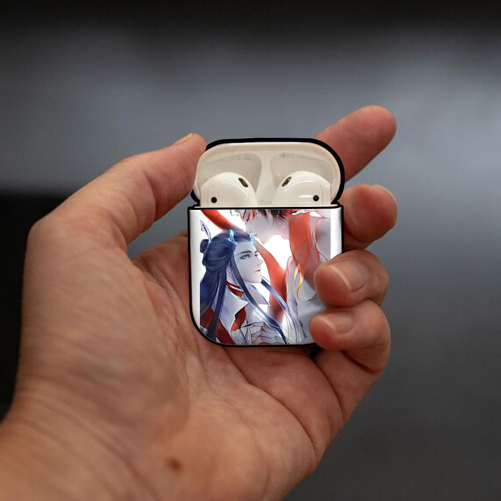 Ne Zha 2 ナタ 魔童の大暴れ AirPods 第2世代保護ケース ハードシェル ブラック 耐衝撃・防指紋・カラビナ付き