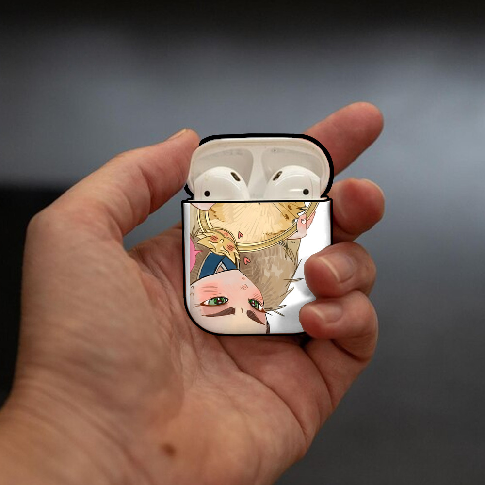 Ne Zha 2 ナタ 魔童の大暴れ AirPods 第2世代保護ケース ハードシェル ブラック 耐衝撃・防指紋・カラビナ付き