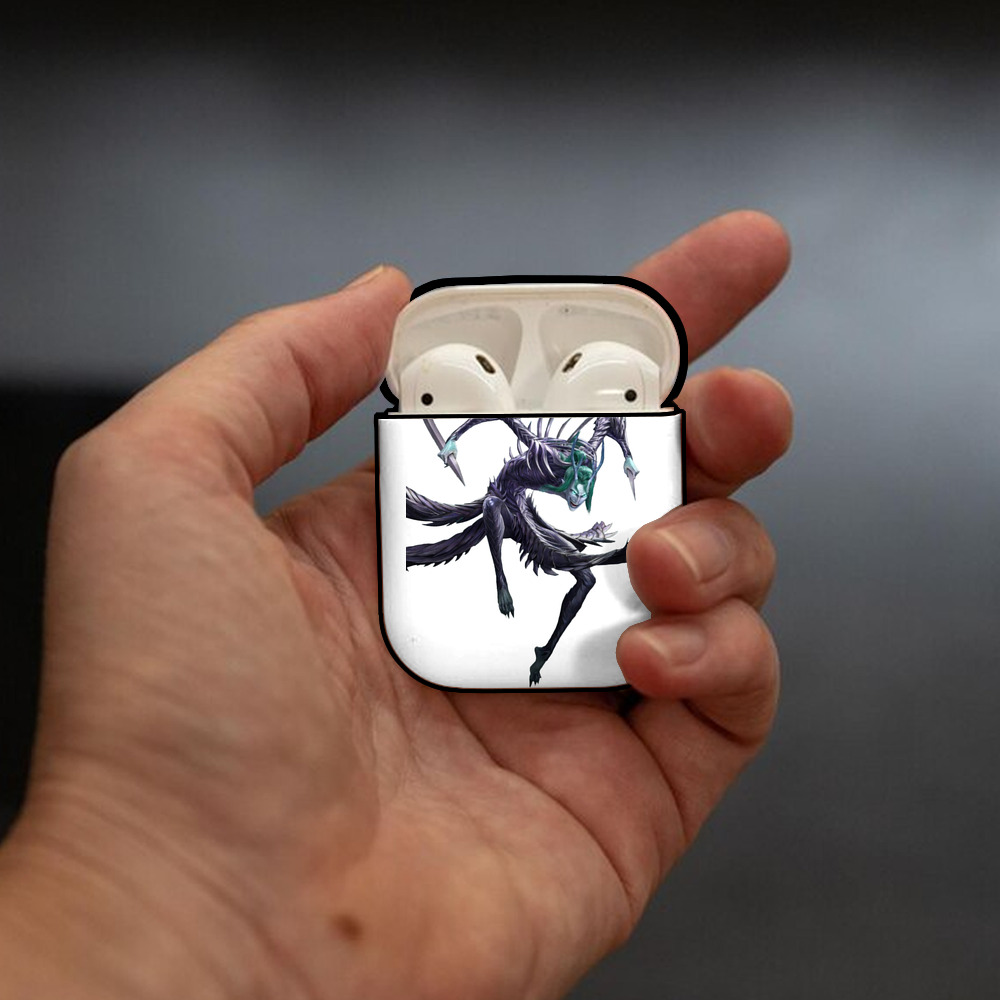 Ne Zha 2 ナタ 魔童の大暴れ AirPods 第2世代保護ケース ハードシェル ブラック 耐衝撃・防指紋・カラビナ付き