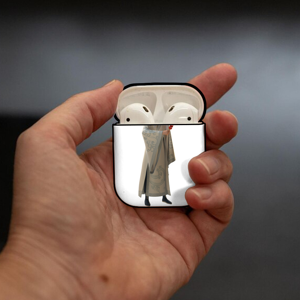 Ne Zha 2 ナタ 魔童の大暴れ AirPods 第2世代保護ケース ハードシェル ブラック 耐衝撃・防指紋・カラビナ付き