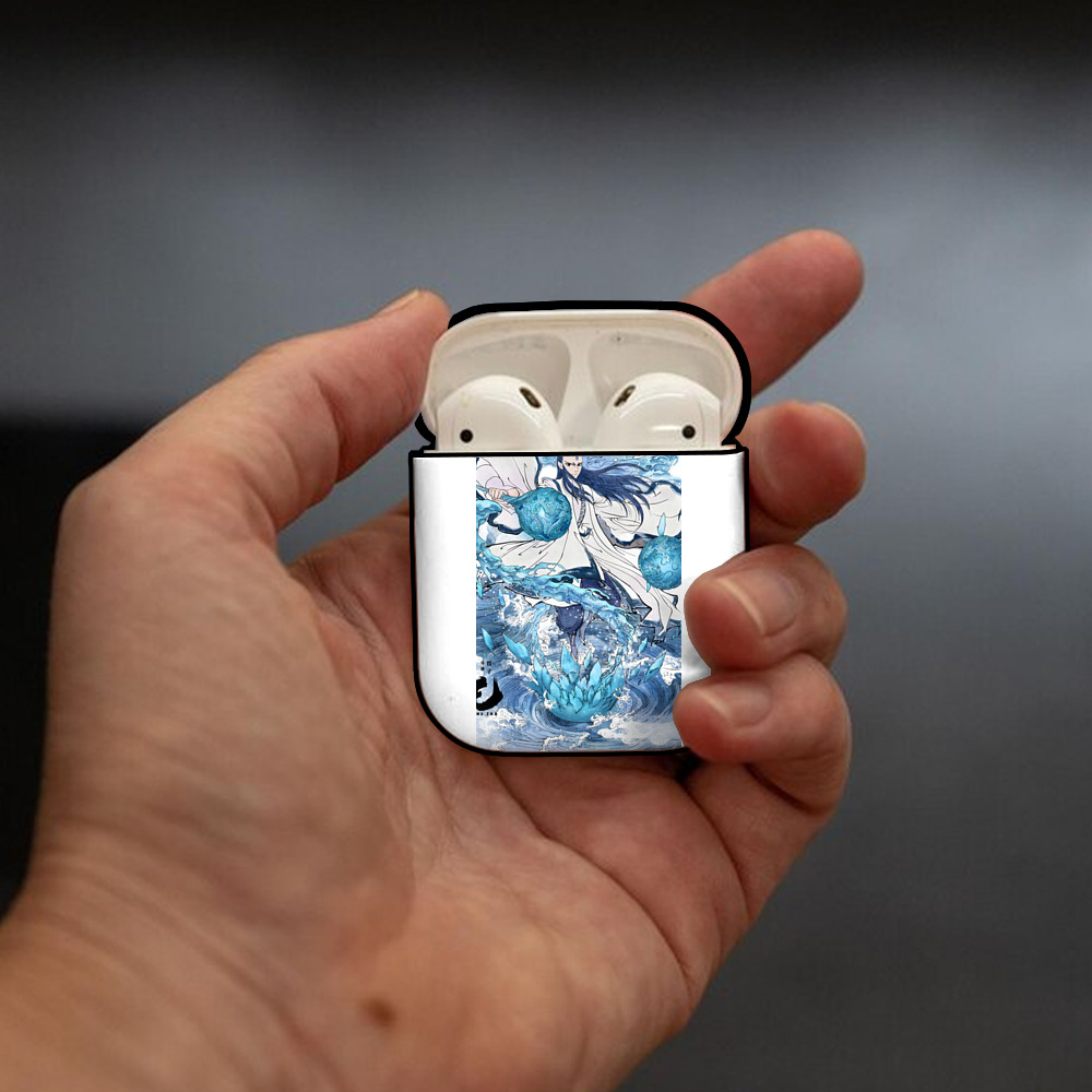 Ne Zha 2 ナタ 魔童の大暴れ AirPods 第2世代保護ケース ハードシェル ブラック 耐衝撃・防指紋・カラビナ付き