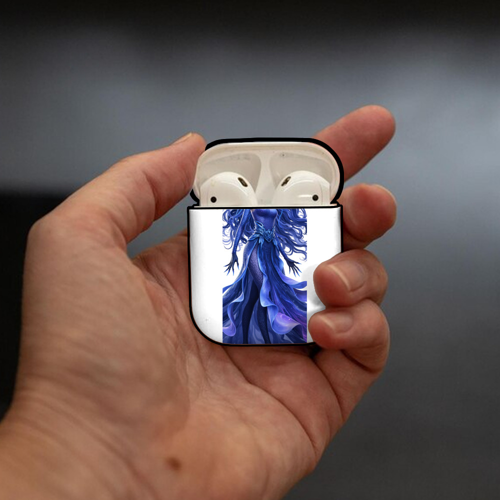 Ne Zha 2 ナタ 魔童の大暴れ AirPods 第2世代保護ケース ハードシェル ブラック 耐衝撃・防指紋・カラビナ付き
