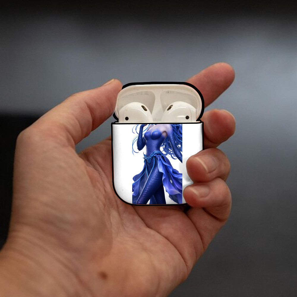 Ne Zha 2 ナタ 魔童の大暴れ AirPods 第2世代保護ケース ハードシェル ブラック 耐衝撃・防指紋・カラビナ付き