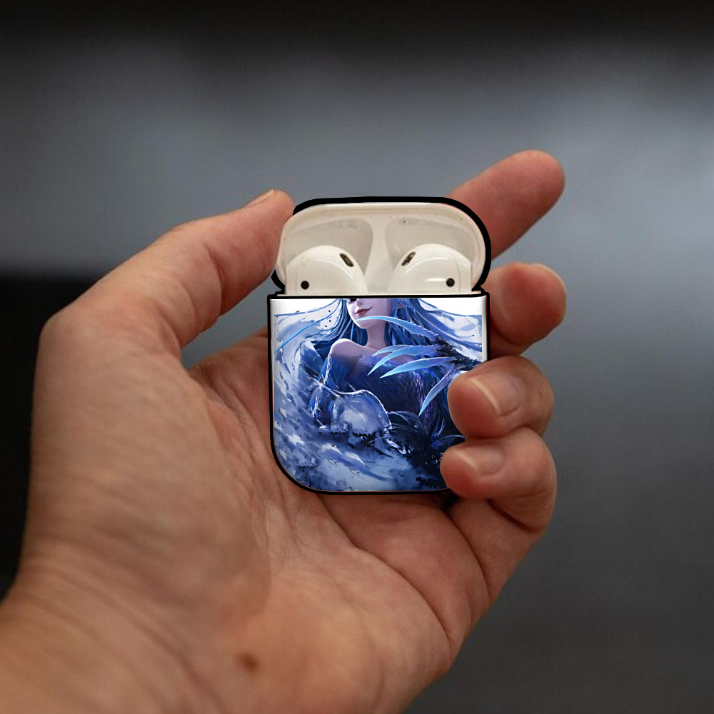 Ne Zha 2 ナタ 魔童の大暴れ AirPods 第2世代保護ケース ハードシェル ブラック 耐衝撃・防指紋・カラビナ付き