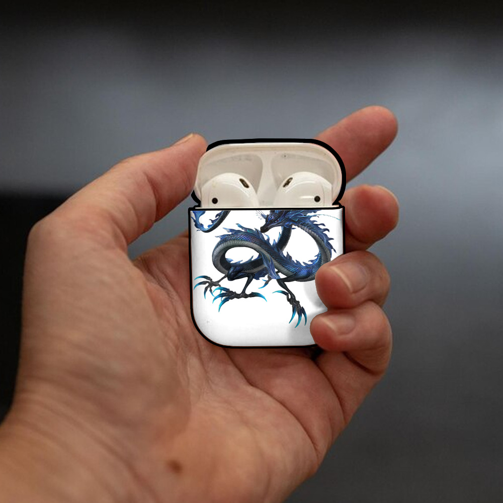 Ne Zha 2 ナタ 魔童の大暴れ AirPods 第2世代保護ケース ハードシェル ブラック 耐衝撃・防指紋・カラビナ付き
