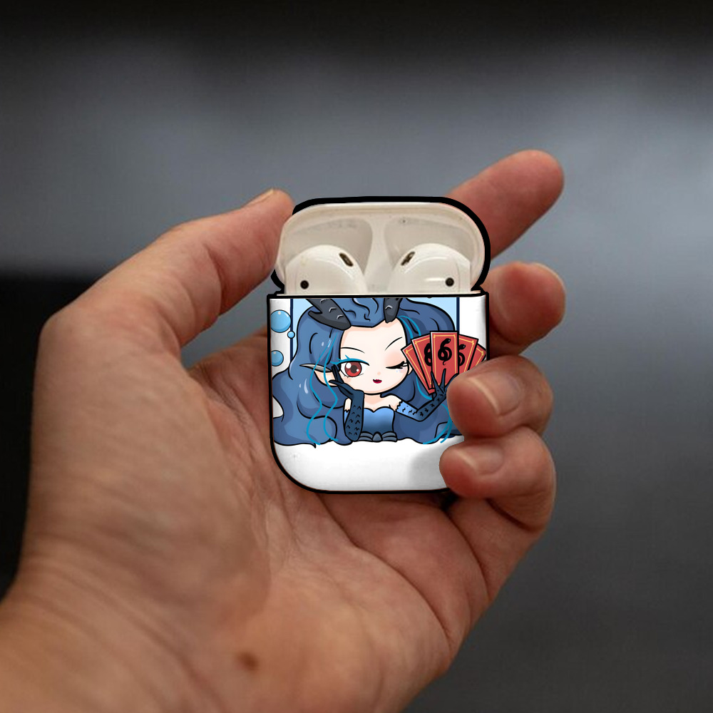 Ne Zha 2 ナタ 魔童の大暴れ AirPods 第2世代保護ケース ハードシェル ブラック 耐衝撃・防指紋・カラビナ付き