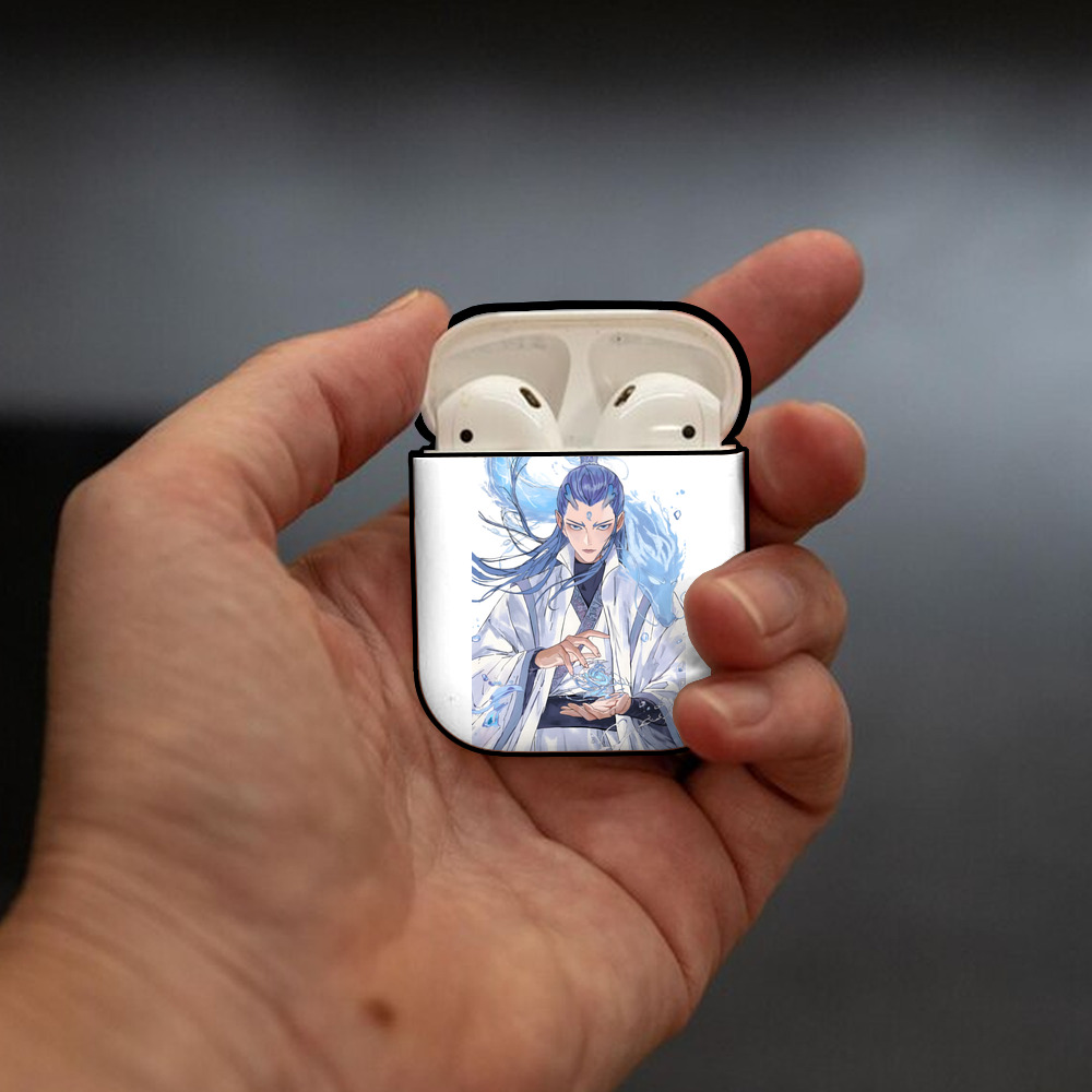 Ne Zha 2 ナタ 魔童の大暴れ AirPods 第2世代保護ケース ハードシェル ブラック 耐衝撃・防指紋・カラビナ付き
