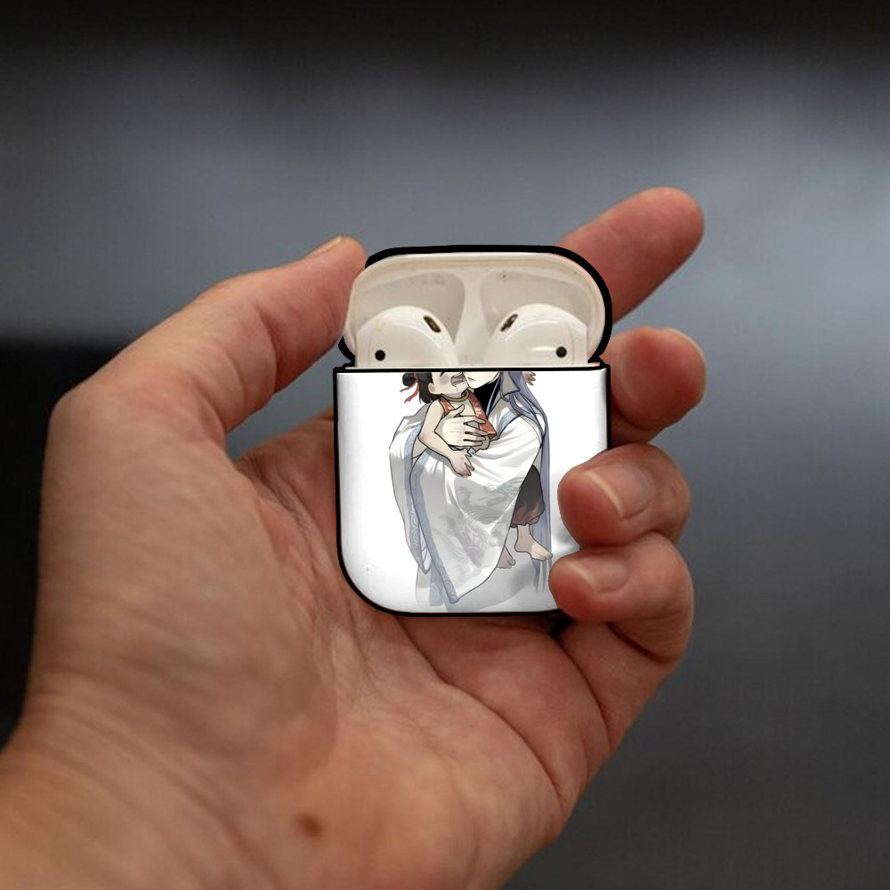 Ne Zha 2 ナタ 魔童の大暴れ AirPods 第2世代保護ケース ハードシェル ブラック 耐衝撃・防指紋・カラビナ付き