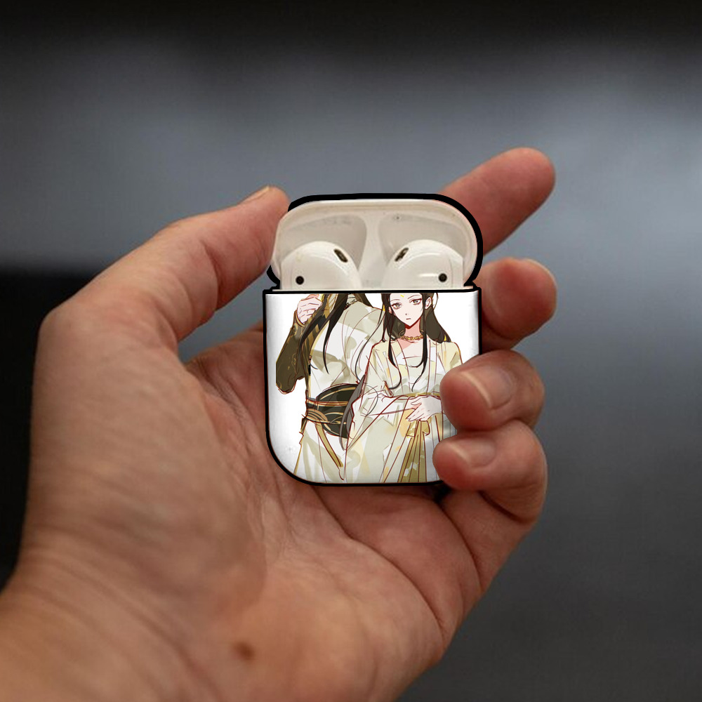 Ne Zha 2 ナタ 魔童の大暴れ AirPods 第2世代保護ケース ハードシェル ブラック 耐衝撃・防指紋・カラビナ付き