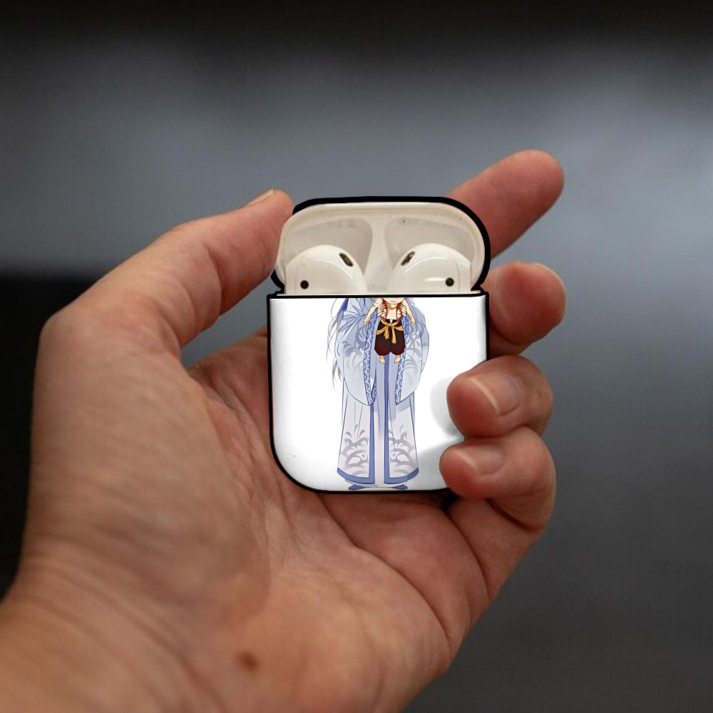 Ne Zha 2 ナタ 魔童の大暴れ AirPods 第2世代保護ケース ハードシェル ブラック 耐衝撃・防指紋・カラビナ付き