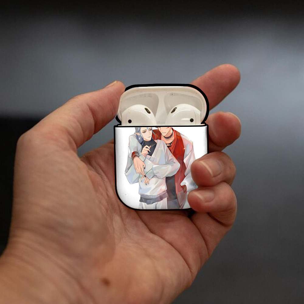 Ne Zha 2 ナタ 魔童の大暴れ AirPods 第2世代保護ケース ハードシェル ブラック 耐衝撃・防指紋・カラビナ付き