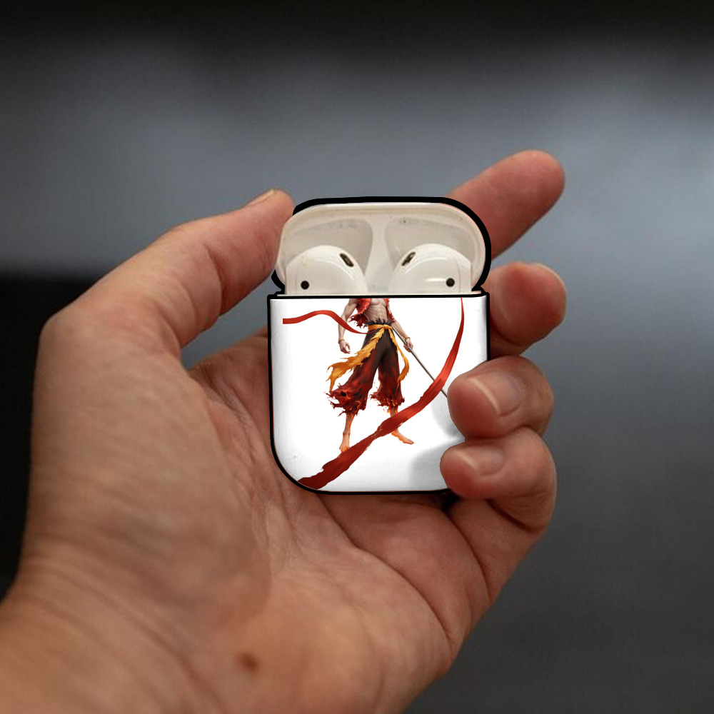 Ne Zha 2 ナタ 魔童の大暴れ AirPods 第2世代保護ケース ハードシェル ブラック 耐衝撃・防指紋・カラビナ付き