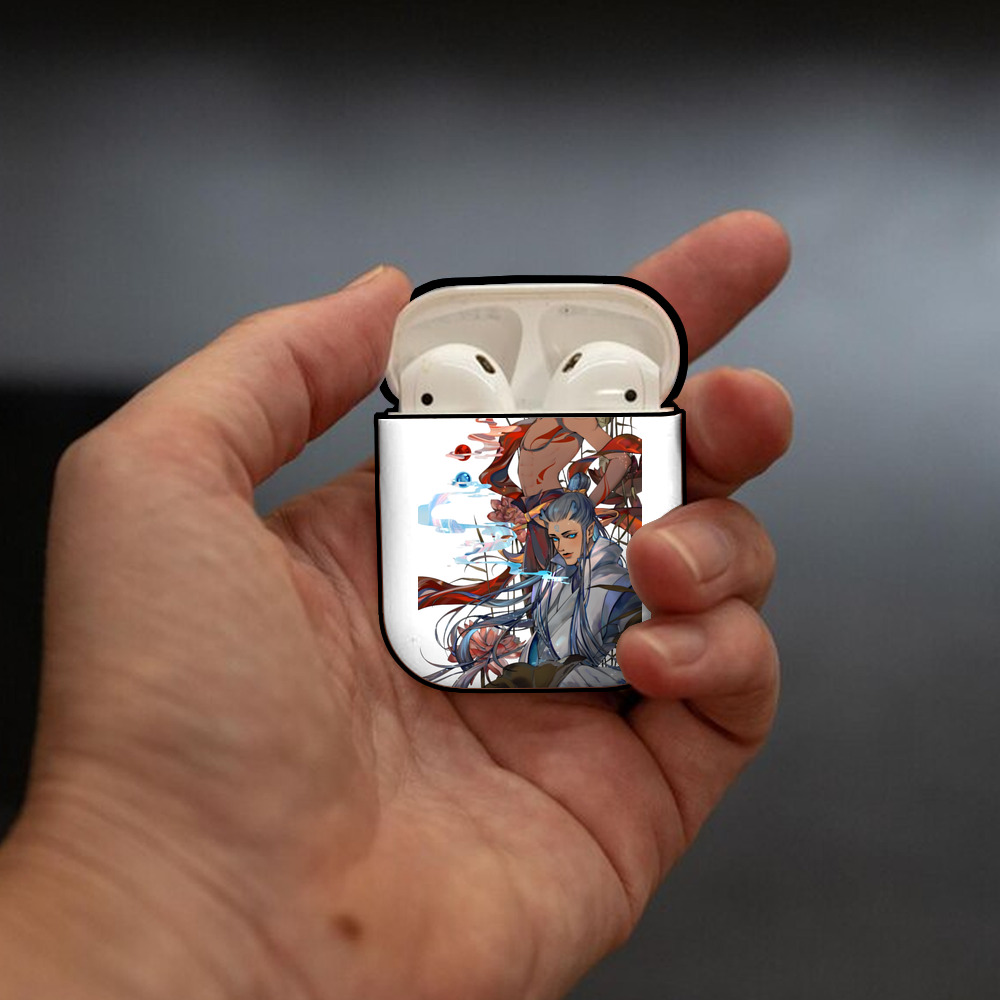 Ne Zha 2 ナタ 魔童の大暴れ AirPods 第2世代保護ケース ハードシェル ブラック 耐衝撃・防指紋・カラビナ付き