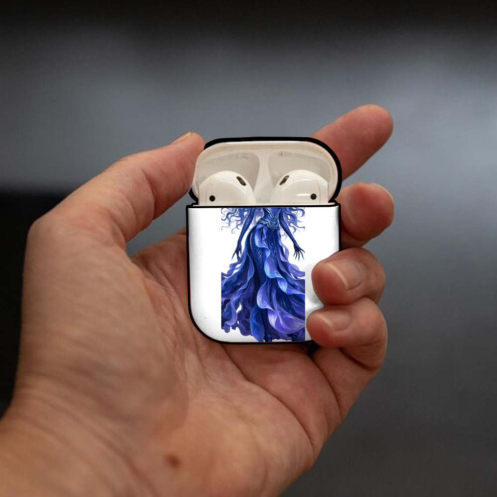Ne Zha 2 ナタ 魔童の大暴れ AirPods 第2世代保護ケース ハードシェル ブラック 耐衝撃・防指紋・カラビナ付き