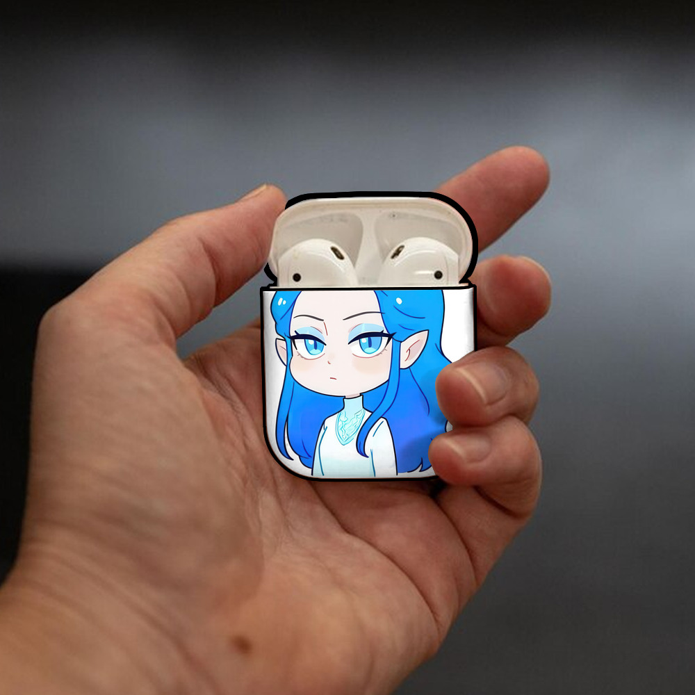 Ne Zha 2 ナタ 魔童の大暴れ AirPods 第2世代保護ケース ハードシェル ブラック 耐衝撃・防指紋・カラビナ付き