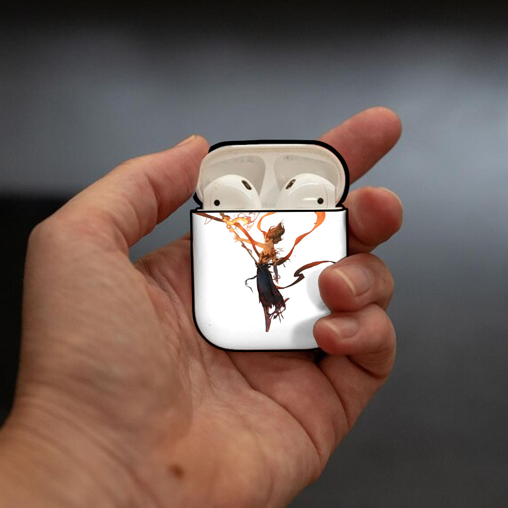Ne Zha 2 ナタ 魔童の大暴れ AirPods 第2世代保護ケース ハードシェル ブラック 耐衝撃・防指紋・カラビナ付き