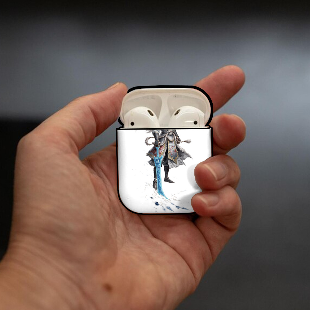 Ne Zha 2 ナタ 魔童の大暴れ AirPods 第2世代保護ケース ハードシェル ブラック 耐衝撃・防指紋・カラビナ付き