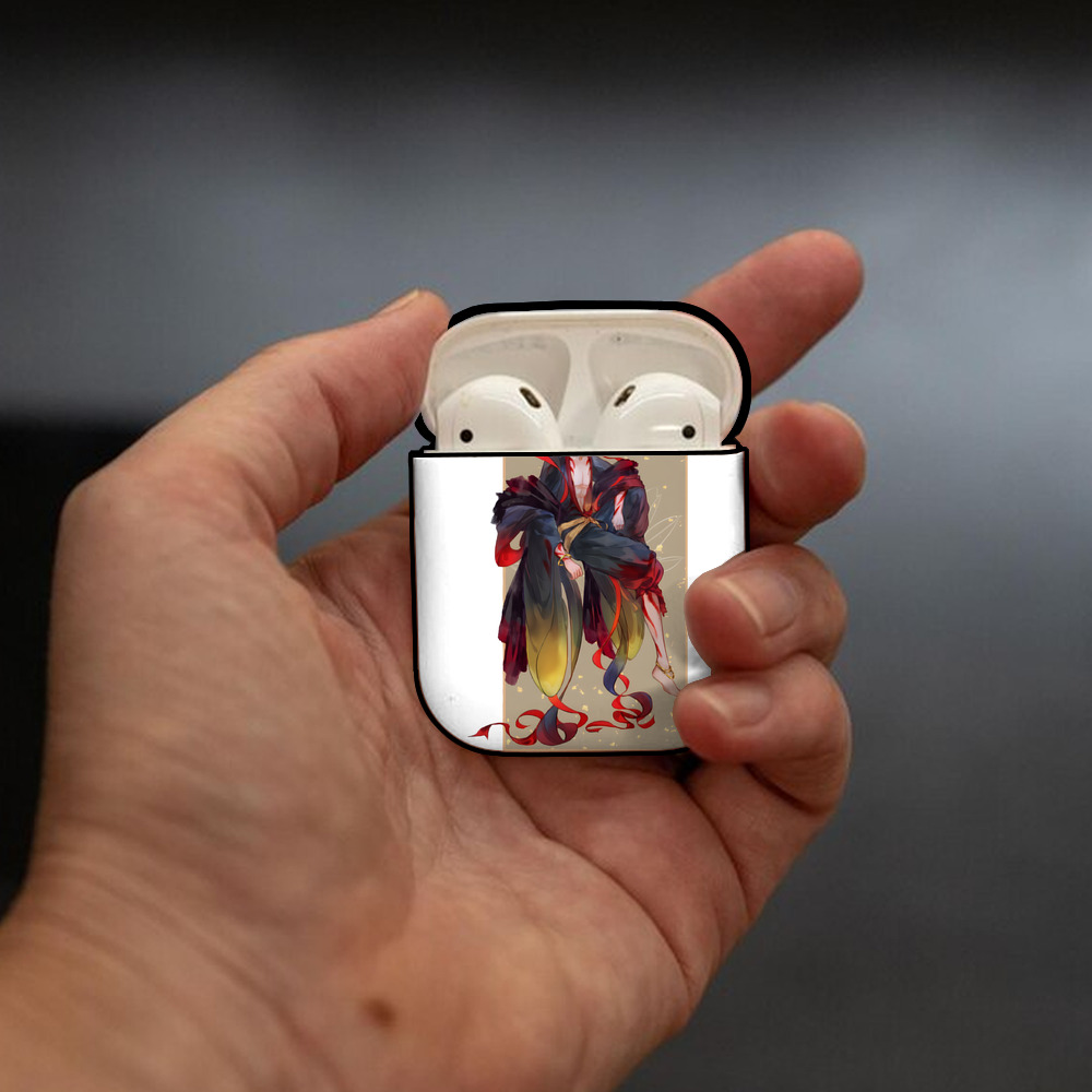 Ne Zha 2 ナタ 魔童の大暴れ AirPods 第2世代保護ケース ハードシェル ブラック 耐衝撃・防指紋・カラビナ付き