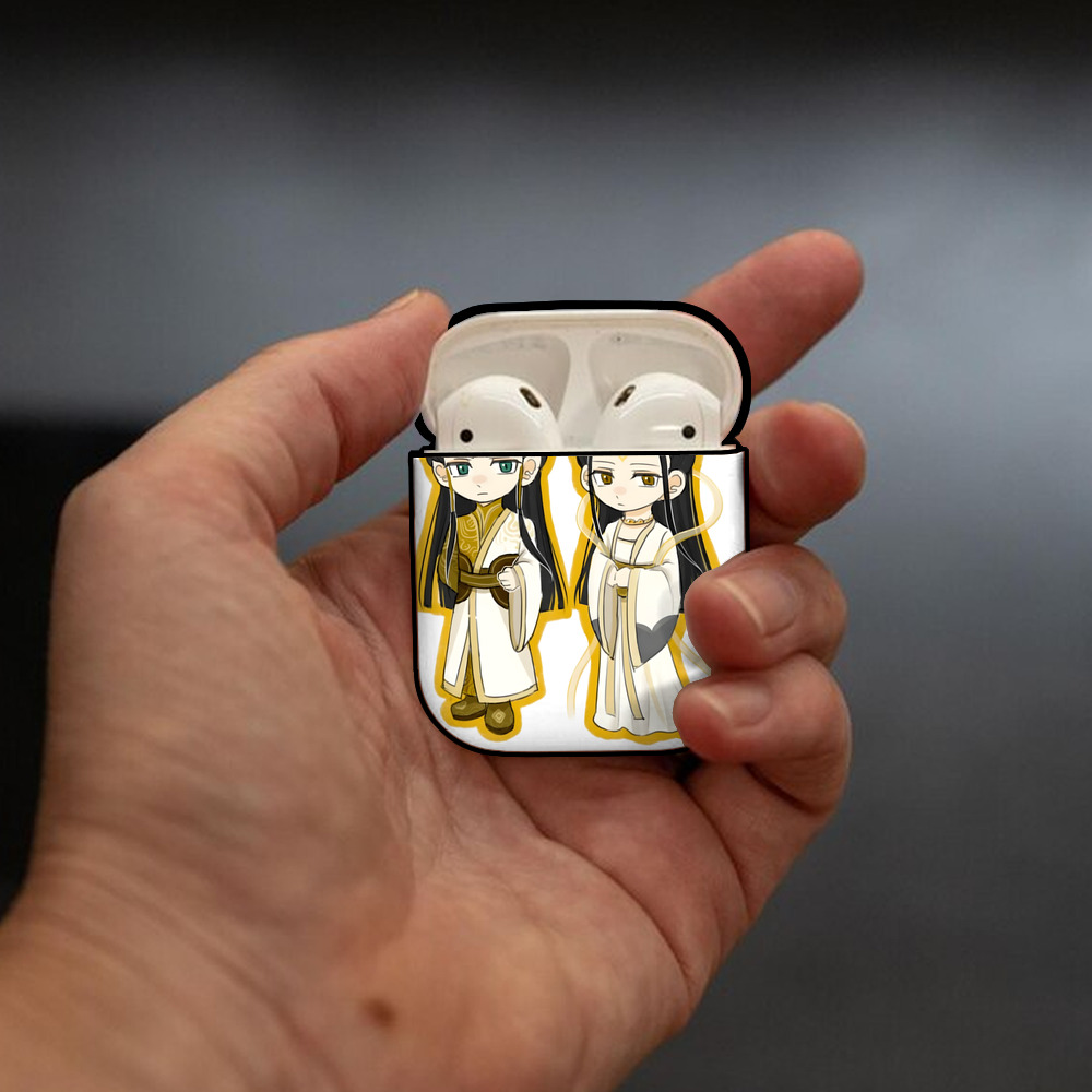 Ne Zha 2 ナタ 魔童の大暴れ AirPods 第2世代保護ケース ハードシェル ブラック 耐衝撃・防指紋・カラビナ付き