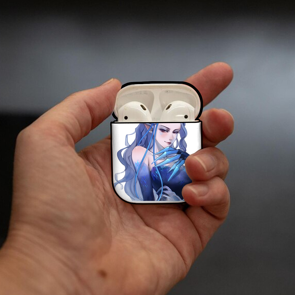 Ne Zha 2 ナタ 魔童の大暴れ AirPods 第2世代保護ケース ハードシェル ブラック 耐衝撃・防指紋・カラビナ付き