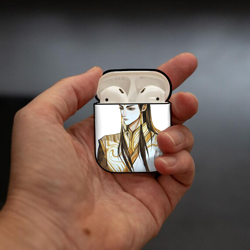 Ne Zha 2 ナタ 魔童の大暴れ AirPods 第2世代保護ケース ハードシェル ブラック 耐衝撃・防指紋・カラビナ付き