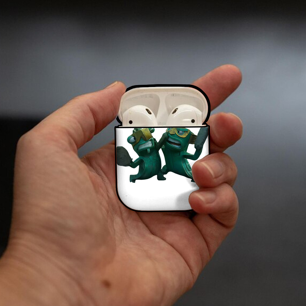 Ne Zha 2 ナタ 魔童の大暴れ AirPods 第2世代保護ケース ハードシェル ブラック 耐衝撃・防指紋・カラビナ付き