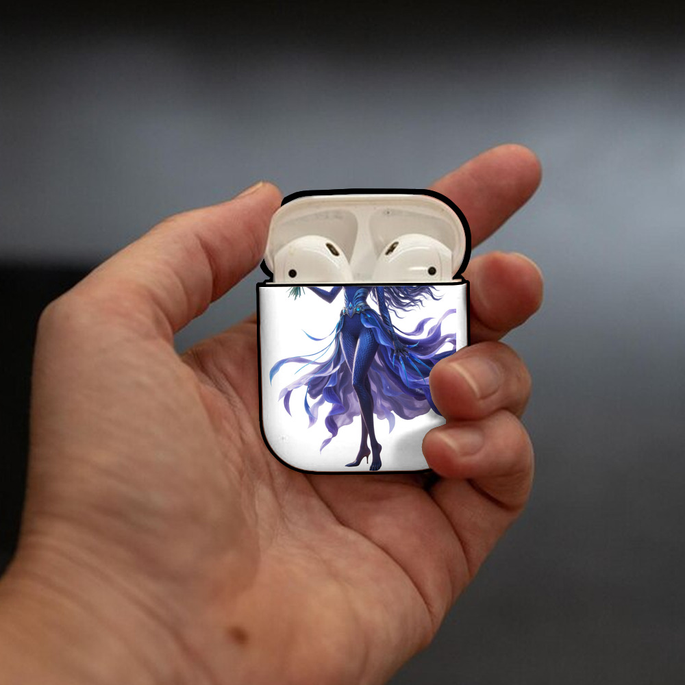 Ne Zha 2 ナタ 魔童の大暴れ AirPods 第2世代保護ケース ハードシェル ブラック 耐衝撃・防指紋・カラビナ付き