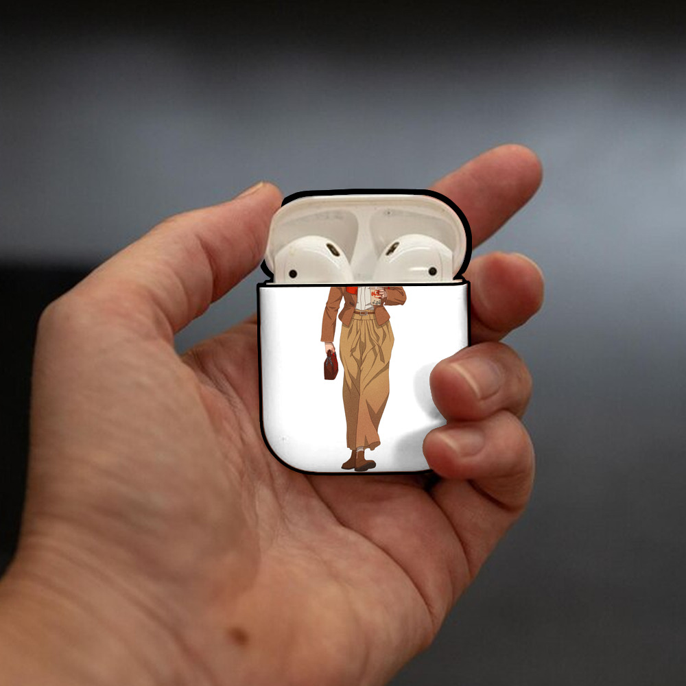 Ne Zha 2 ナタ 魔童の大暴れ AirPods 第2世代保護ケース ハードシェル ブラック 耐衝撃・防指紋・カラビナ付き