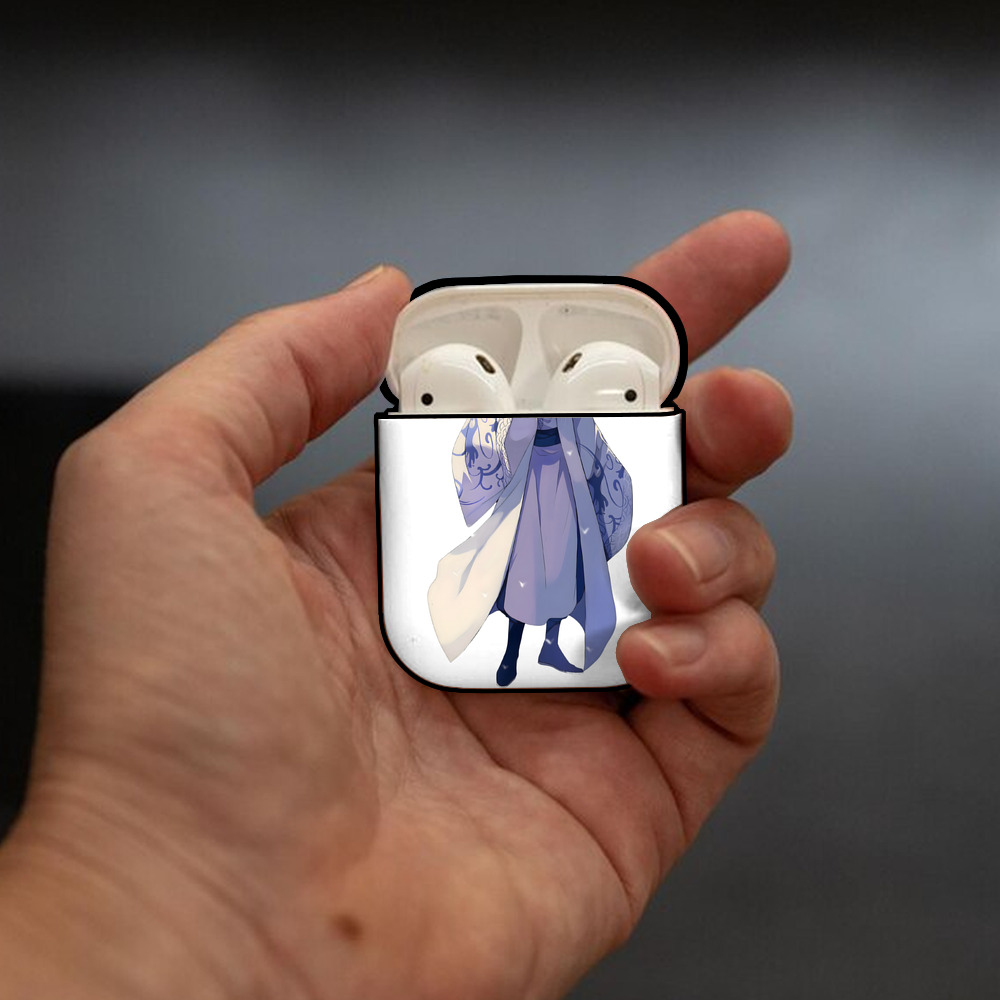 Ne Zha 2 ナタ 魔童の大暴れ AirPods 第2世代保護ケース ハードシェル ブラック 耐衝撃・防指紋・カラビナ付き
