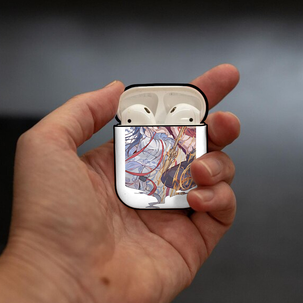 Ne Zha 2 ナタ 魔童の大暴れ AirPods 第2世代保護ケース ハードシェル ブラック 耐衝撃・防指紋・カラビナ付き