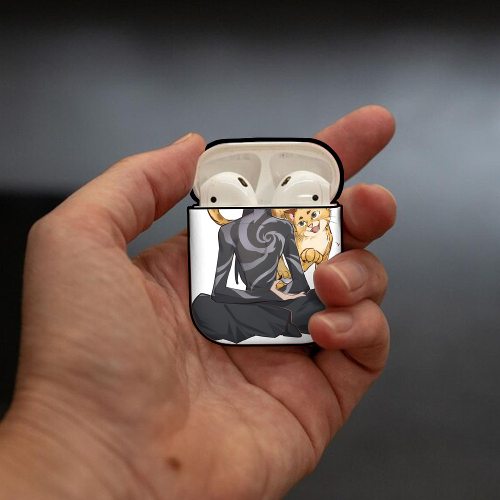 Ne Zha 2 ナタ 魔童の大暴れ AirPods 第2世代保護ケース ハードシェル ブラック 耐衝撃・防指紋・カラビナ付き