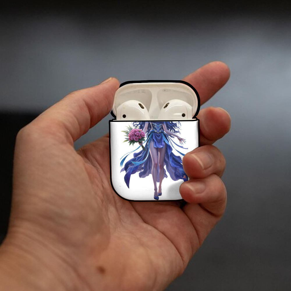 Ne Zha 2 ナタ 魔童の大暴れ AirPods 第2世代保護ケース ハードシェル ブラック 耐衝撃・防指紋・カラビナ付き