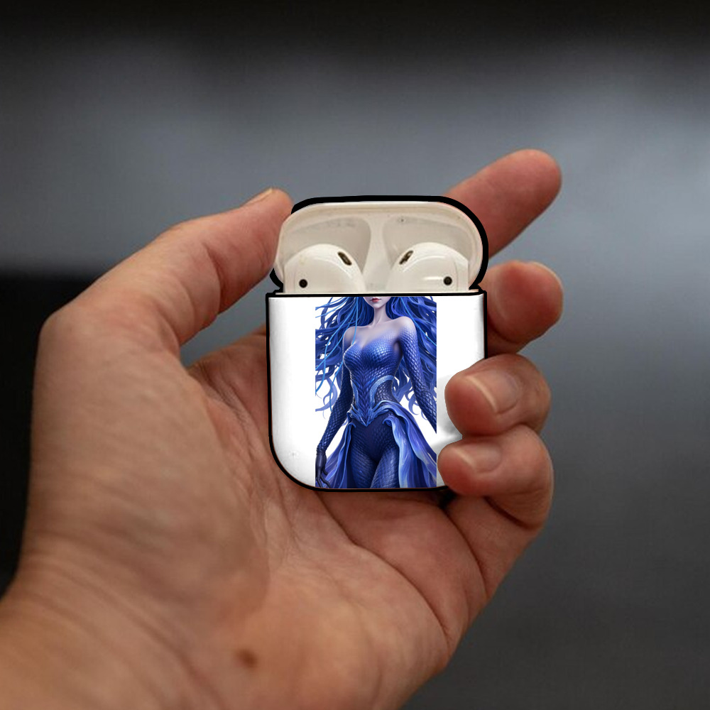 Ne Zha 2 ナタ 魔童の大暴れ AirPods 第2世代保護ケース ハードシェル ブラック 耐衝撃・防指紋・カラビナ付き