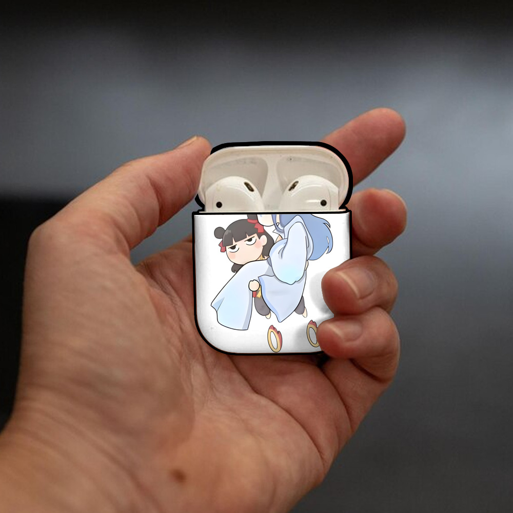 Ne Zha 2 ナタ 魔童の大暴れ AirPods 第2世代保護ケース ハードシェル ブラック 耐衝撃・防指紋・カラビナ付き