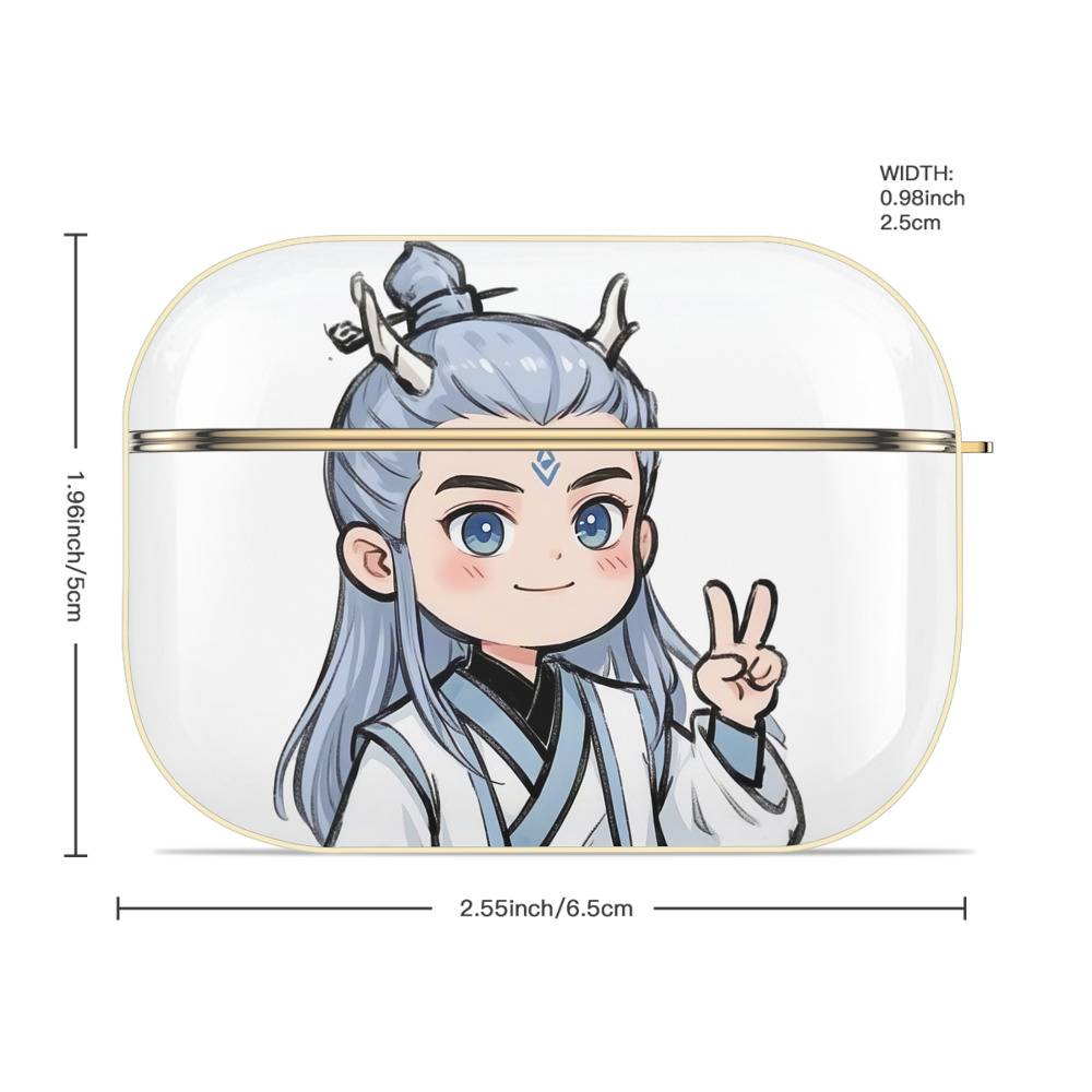 Ne Zha 2 ナタ 魔童の大暴れ 【AirPods Pro用】ハードシェル保護ケース｜耐衝撃・防指紋・カラビナ付き商品仕様