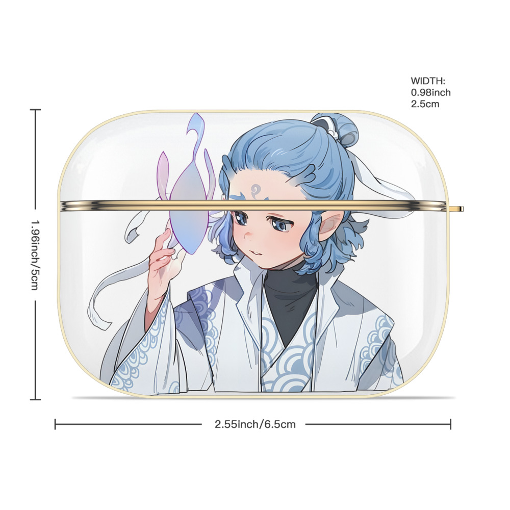 Ne Zha 2 ナタ 魔童の大暴れ 【AirPods Pro用】ハードシェル保護ケース｜耐衝撃・防指紋・カラビナ付き商品仕様
