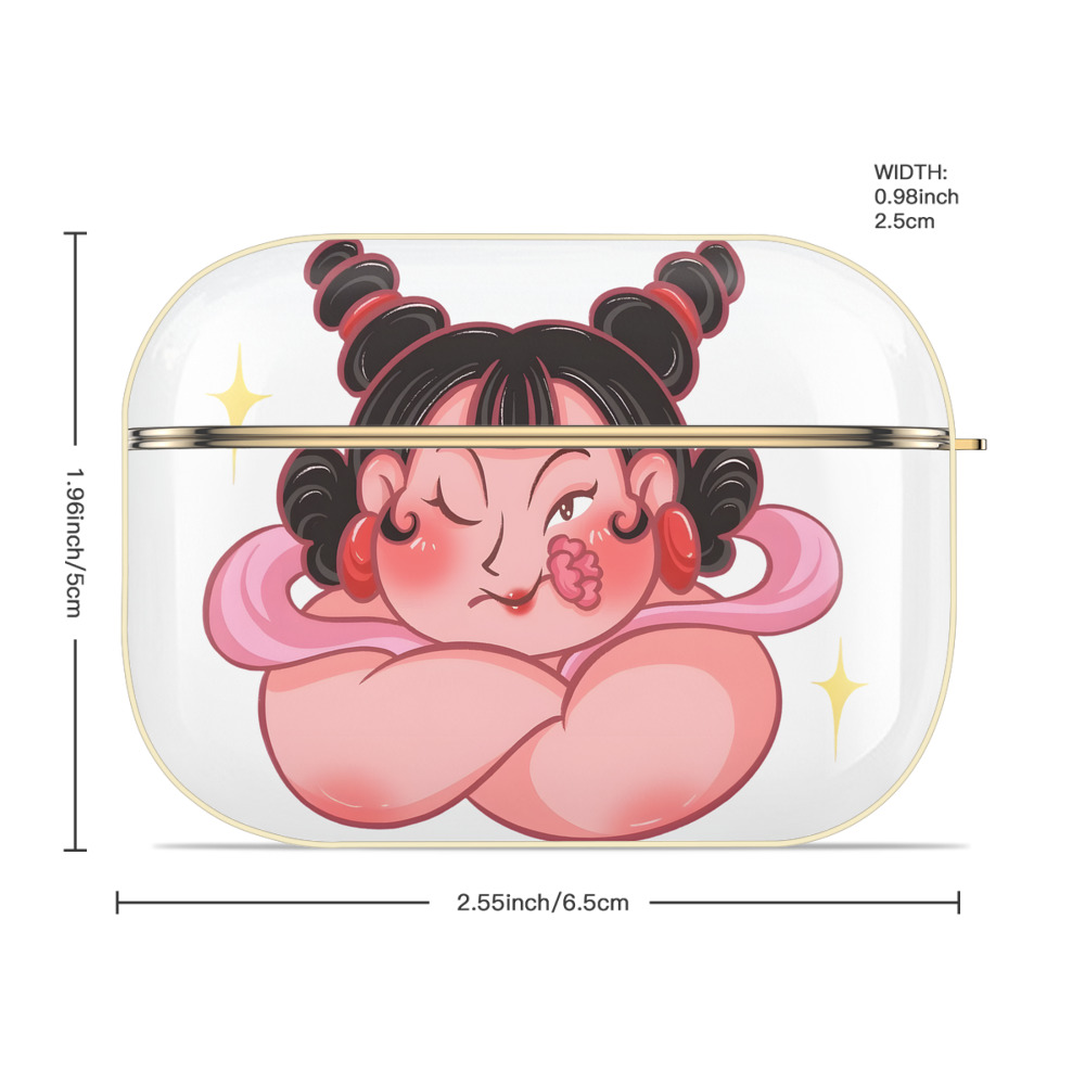 Ne Zha 2 ナタ 魔童の大暴れ 【AirPods Pro用】ハードシェル保護ケース｜耐衝撃・防指紋・カラビナ付き商品仕様