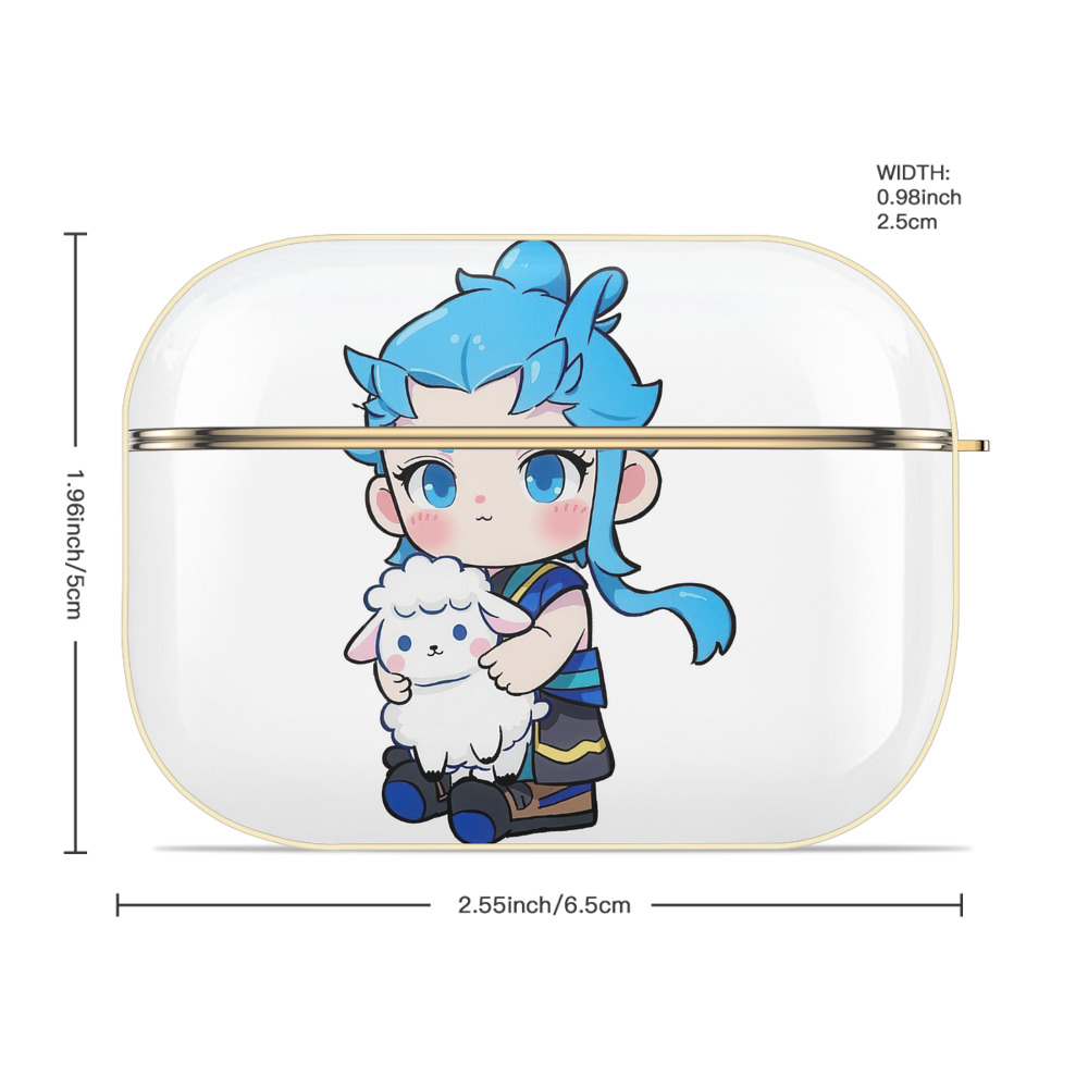 Ne Zha 2 ナタ 魔童の大暴れ 【AirPods Pro用】ハードシェル保護ケース｜耐衝撃・防指紋・カラビナ付き商品仕様