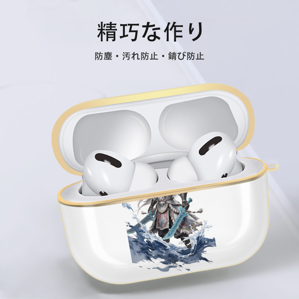 Ne Zha 2 ナタ 魔童の大暴れ 【AirPods Pro用】ハードシェル保護ケース｜耐衝撃・防指紋・カラビナ付き商品仕様