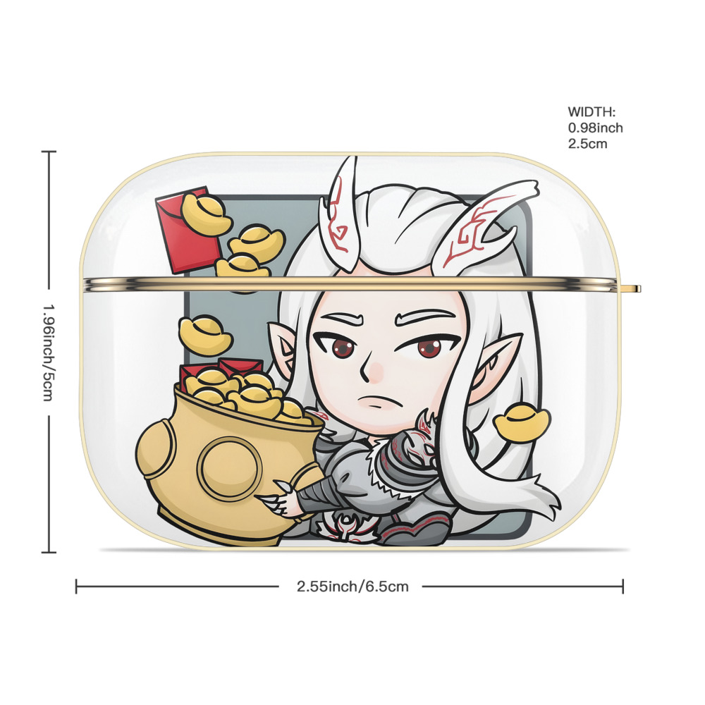 Ne Zha 2 ナタ 魔童の大暴れ 【AirPods Pro用】ハードシェル保護ケース｜耐衝撃・防指紋・カラビナ付き商品仕様