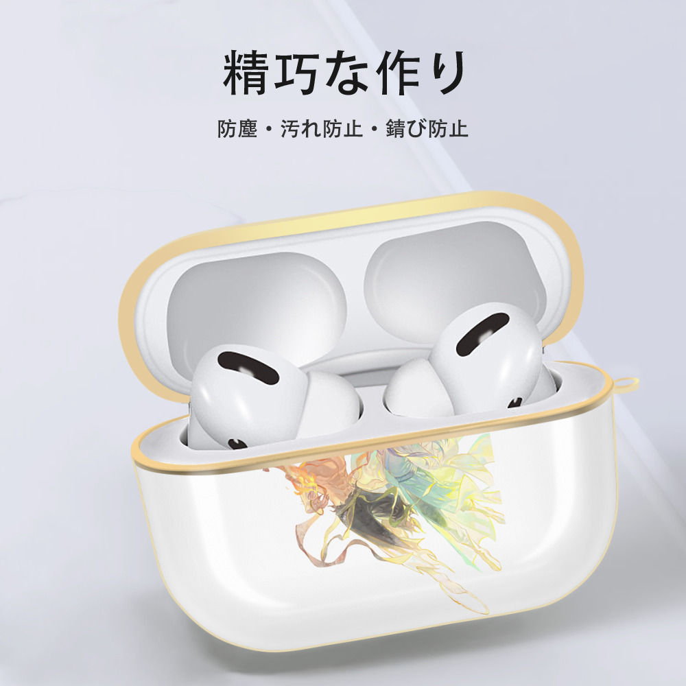 Ne Zha 2 ナタ 魔童の大暴れ 【AirPods Pro用】ハードシェル保護ケース｜耐衝撃・防指紋・カラビナ付き商品仕様
