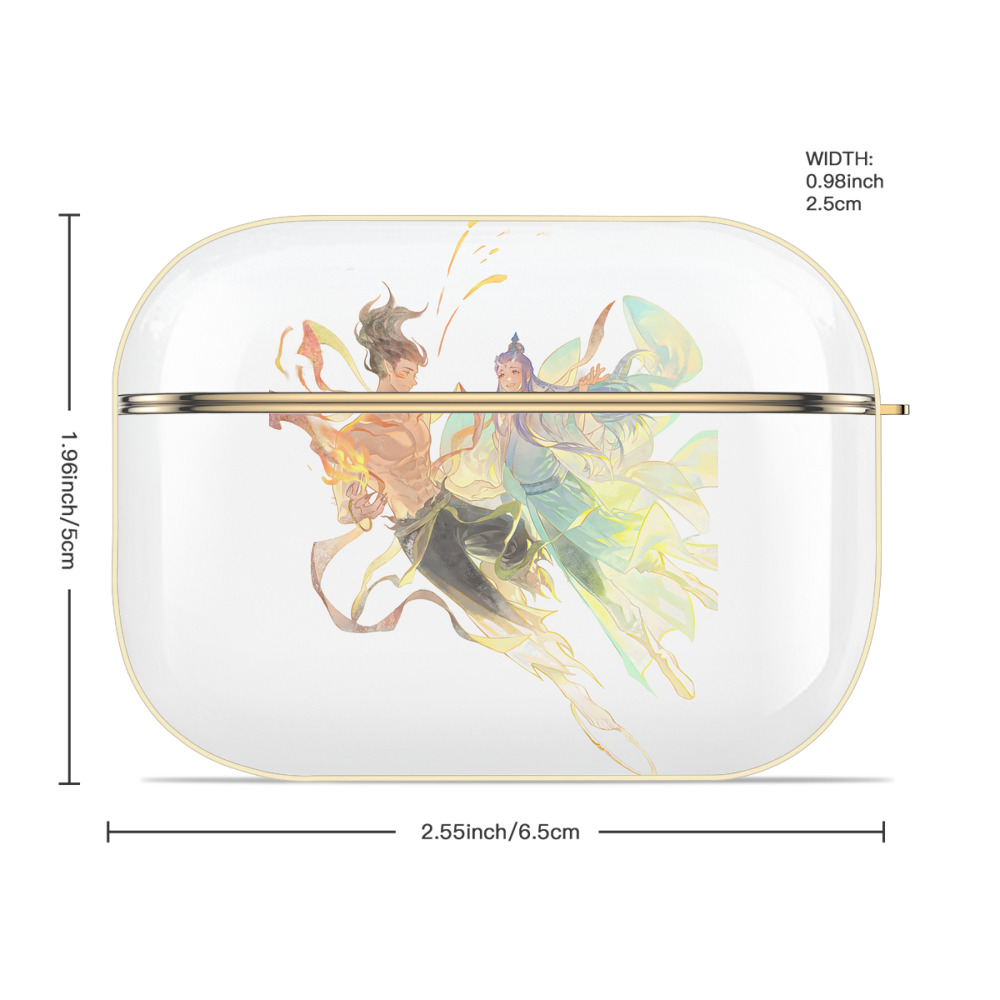 Ne Zha 2 ナタ 魔童の大暴れ 【AirPods Pro用】ハードシェル保護ケース｜耐衝撃・防指紋・カラビナ付き商品仕様