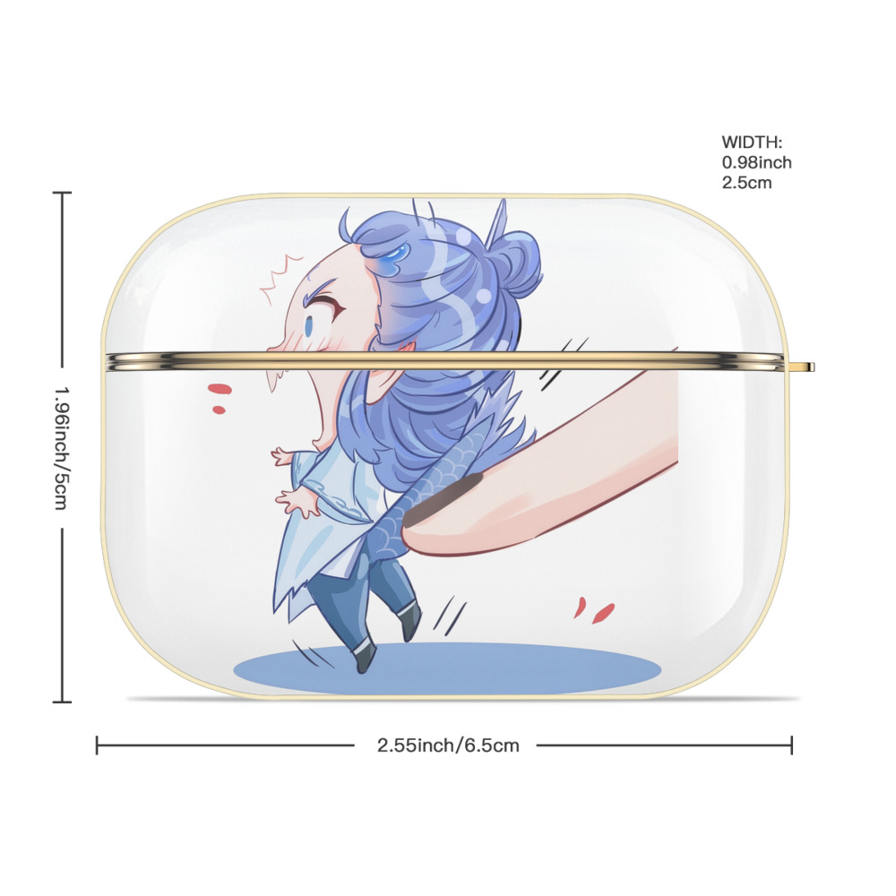 Ne Zha 2 ナタ 魔童の大暴れ 【AirPods Pro用】ハードシェル保護ケース｜耐衝撃・防指紋・カラビナ付き商品仕様