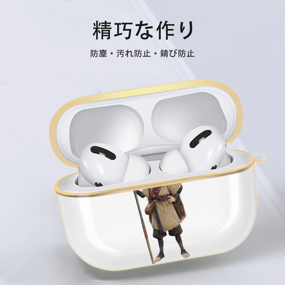 Ne Zha 2 ナタ 魔童の大暴れ 【AirPods Pro用】ハードシェル保護ケース｜耐衝撃・防指紋・カラビナ付き商品仕様