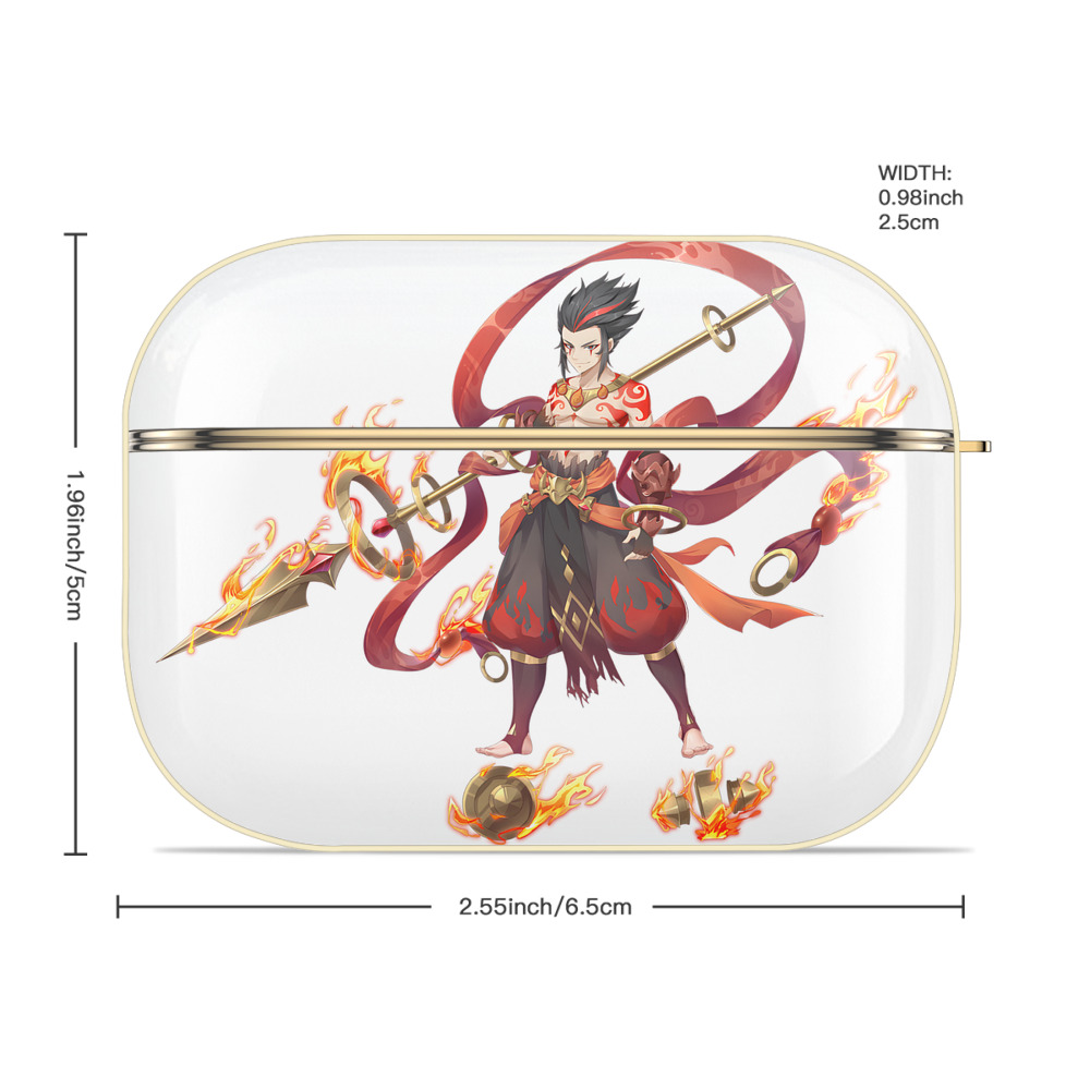 Ne Zha 2 ナタ 魔童の大暴れ 【AirPods Pro用】ハードシェル保護ケース｜耐衝撃・防指紋・カラビナ付き商品仕様