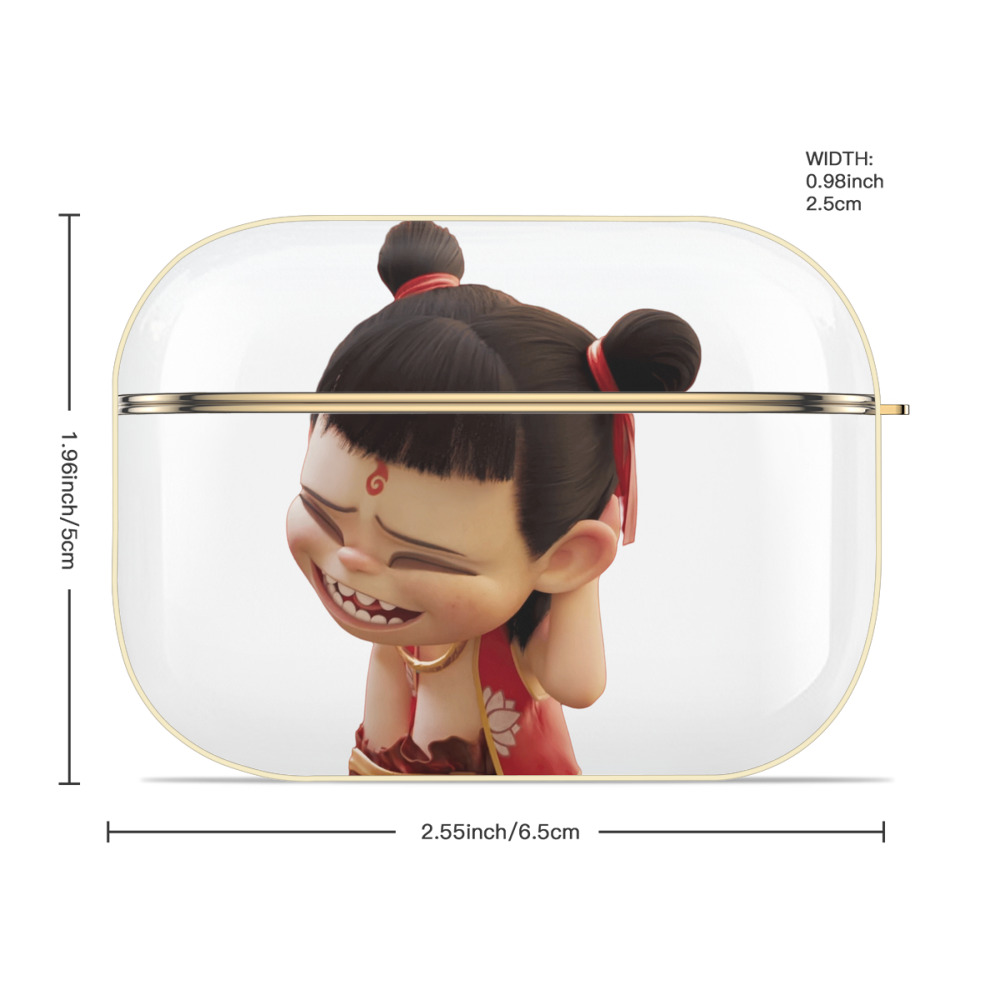 Ne Zha 2 ナタ 魔童の大暴れ 【AirPods Pro用】ハードシェル保護ケース｜耐衝撃・防指紋・カラビナ付き商品仕様